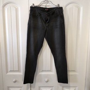 JustFab Super Skinny Moto black jeans